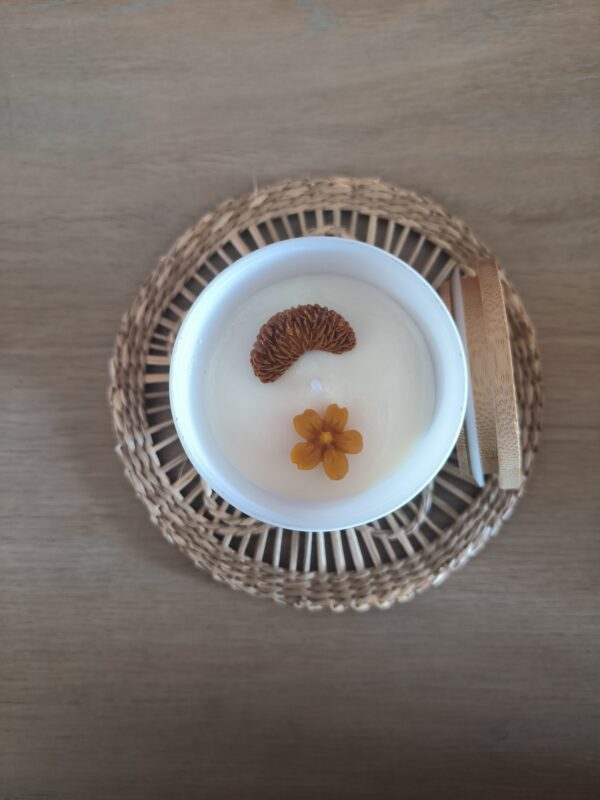 Bougie clémentine monoï – Image 2