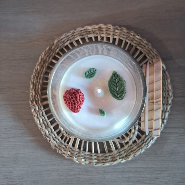 Bougie fraise et menthe – Image 2