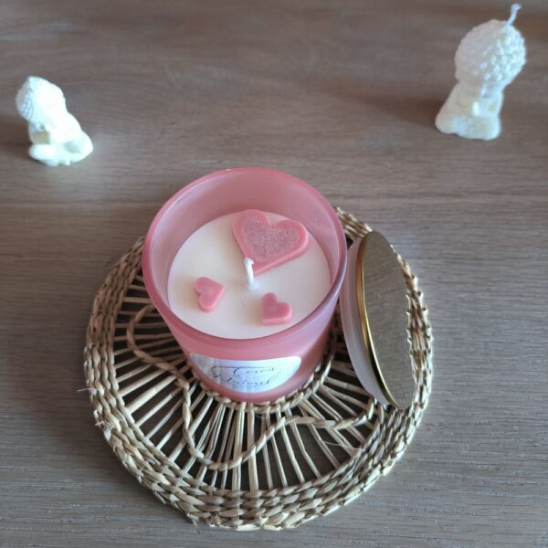 Bougie pomme d'amour