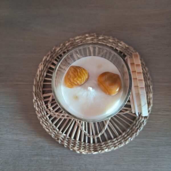 Bougie rocher praliné – Image 2