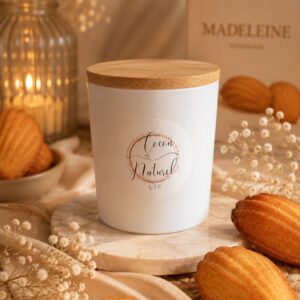 Bougie madeleine gourmande