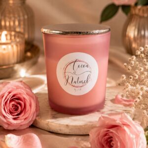 Bougie rose